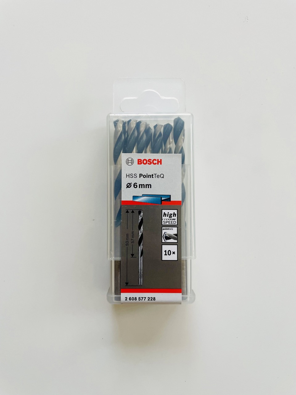 Broca BOSCH Metal PointTeQ 6.0mm Pack 10 PCS