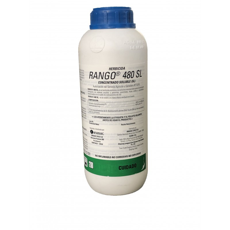 HERBICIDA GLIFOSATO 48% RANGO 480 SL (1 LT)